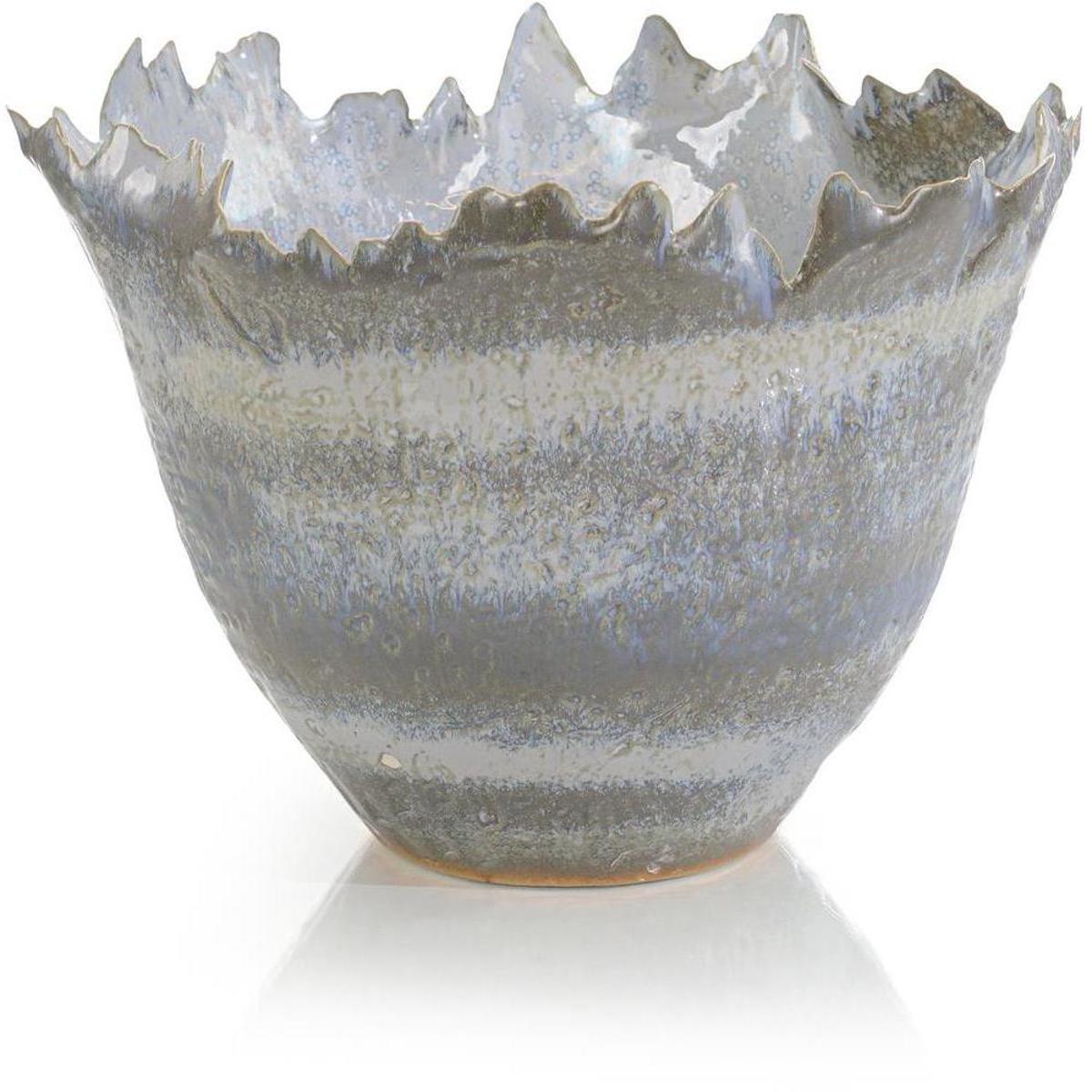 John-Richard JRA-14628 Blue Summit 13 X 10 inch Bowl, Large