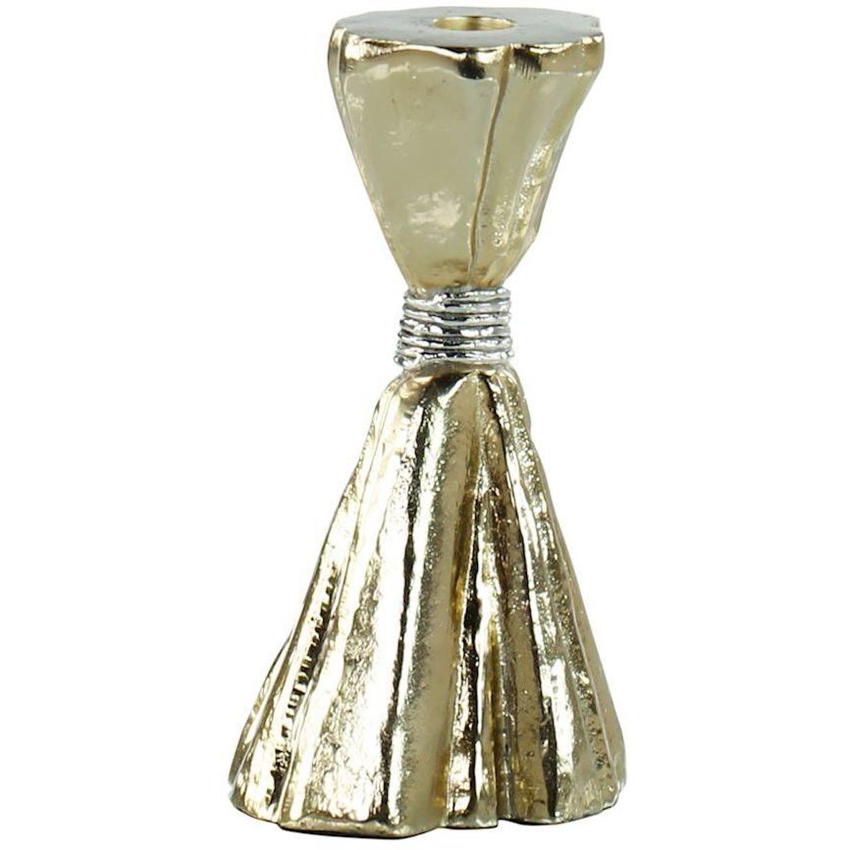 John-Richard JRA-15335 Taut Metal 10 X 5.25 inch Candleholder, Small