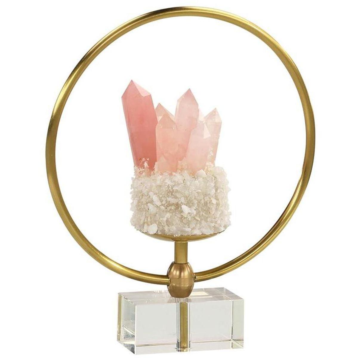 John-Richard JRA-15627 Encircled Rose 13 X 10 inch Sculpture, Small