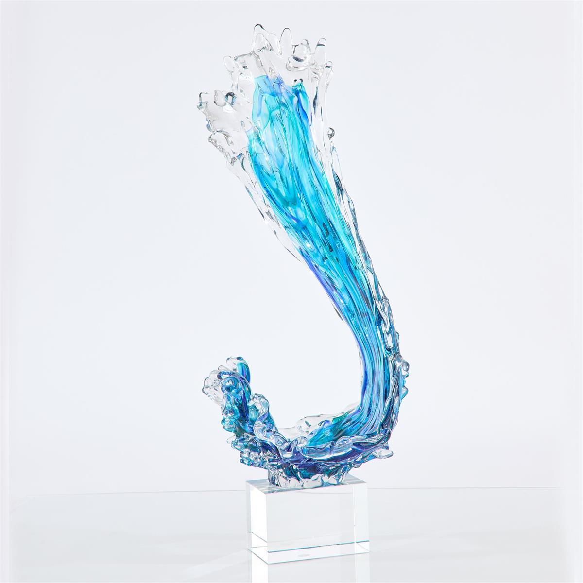 John-Richard JRA-15756 Sweeping Wave 30 X 10 inch Sculpture