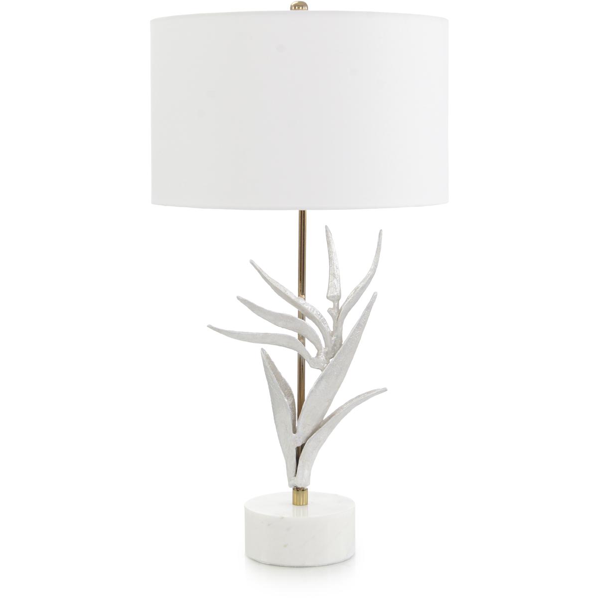 John-Richard JRL-10857 Birds of Paradise 34.25 inch 150.00 watt Pearlized Table Lamp Portable Light