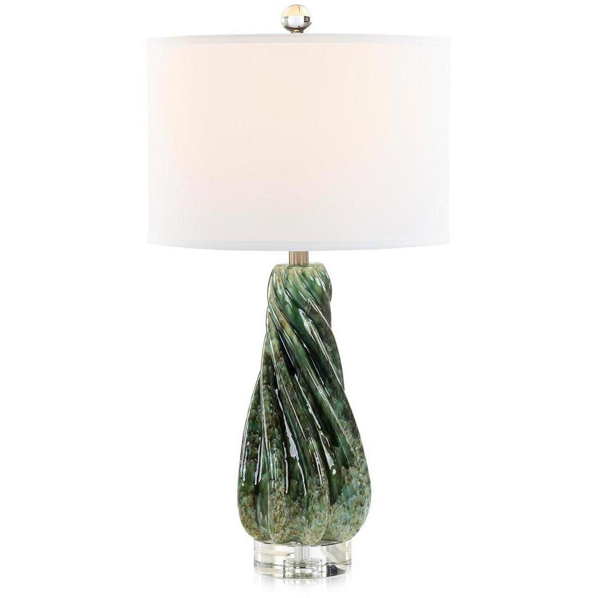 Lighting New York R-JRL-10910 John-Richard Emerald Spiral Table Lamp Portable Light JRL-10910 - Open Box