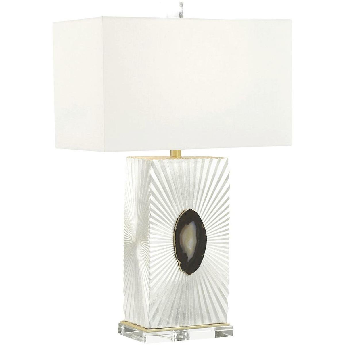 Lighting New York JRL-10918 John-Richard Rayna 29.5 inch White Table Lamp Portable Light JRL-10918 - Open Box