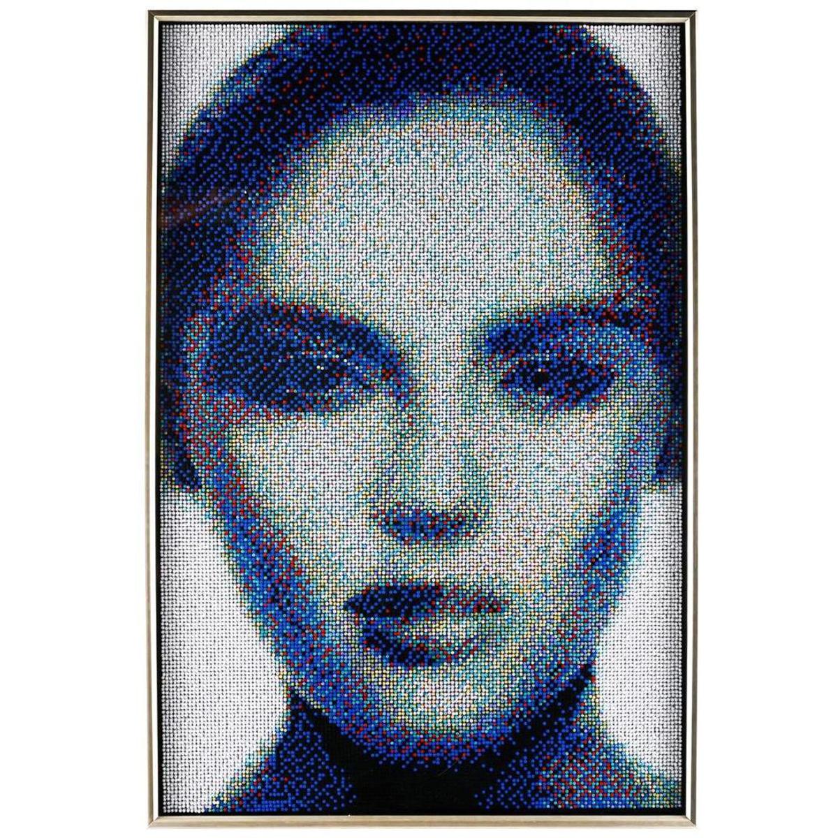 John-Richard JRO-3388 Tony Fey's Captivating Gaze 71.75 X 48.5 inch Painting