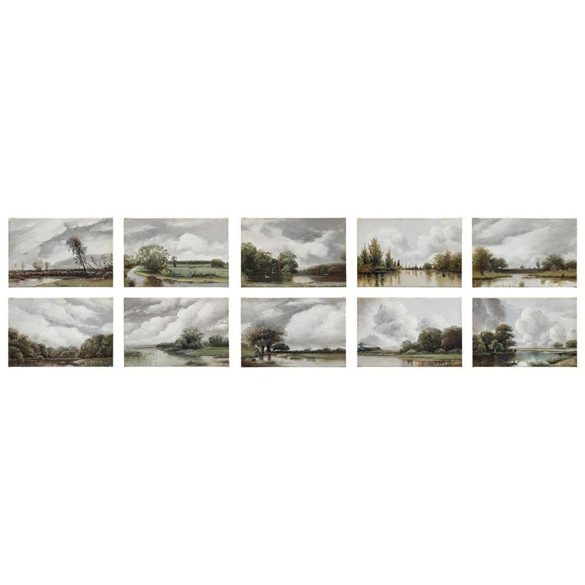 John-Richard JRO-3401S10 Tony Fey's Nature Walk 9.25 X 6 inch Paintings, Set of 10 (K-U)