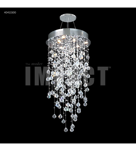 Silver Crystal Chandelier Ceiling Light, James Moder Crystal Rain Chandelier