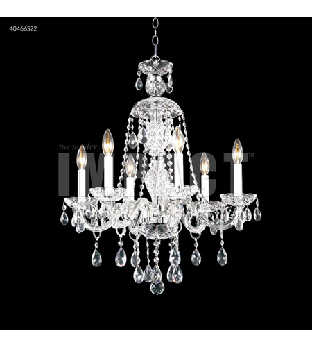 James R. Moder 40466S22 Palace Ice 6 Light 24 inch Silver Crystal Chandelier Ceiling Light photo