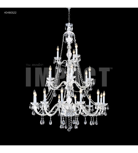 James R. Moder 40480S22 Palace Ice 21 Light 39 inch Silver Crystal Chandelier Ceiling Light photo
