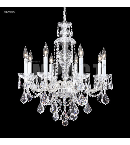 James R. Moder 40798S22 Palace Ice 8 Light 25 inch Silver Crystal Chandelier Ceiling Light photo