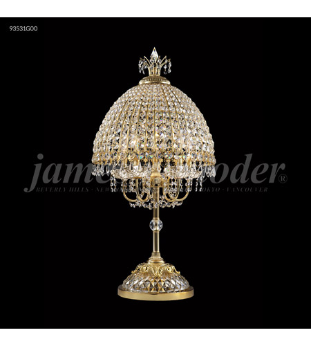 James R. Moder 93531G00 Zoe 34 inch 60.00 watt Gold Table Lamp Portable Light  photo