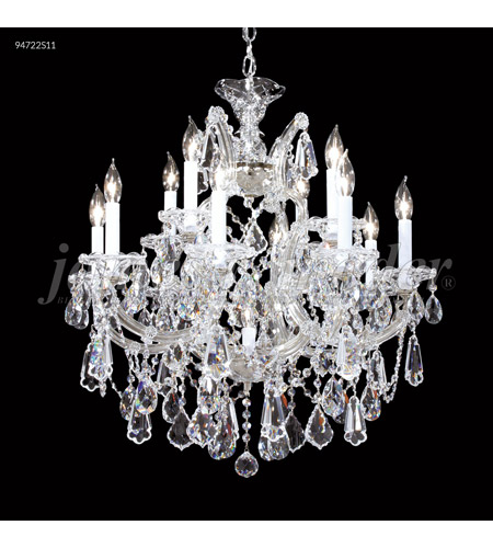 James R. Moder 94722S11 Maria Theresa Royal 13 Light 26 inch Silver Crystal Chandelier Ceiling Light, Royal photo