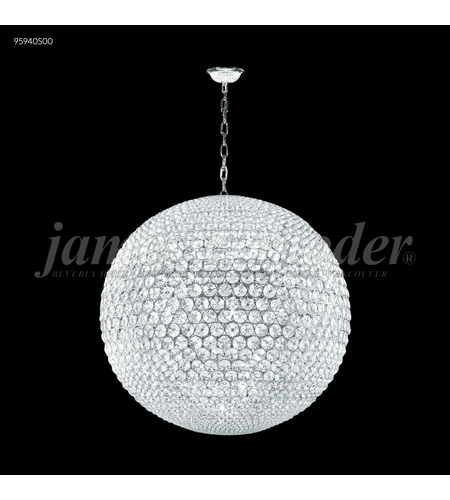 James R. Moder 95940S00 Sun Sphere 32 Light 40 inch Silver Entry Chandelier Ceiling Light, Large photo