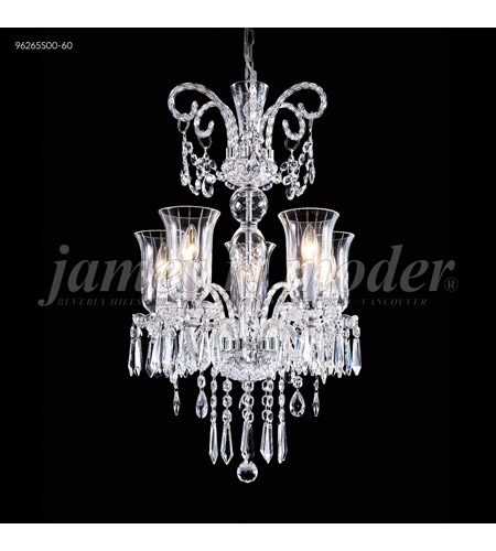 James R. Moder 96265S00-60 Venetian 5 Light 20 inch Silver Crystal Chandelier Ceiling Light photo