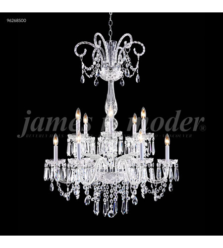 James R. Moder 96268S00 Venetian 12 Light 32 inch Silver Crystal Chandelier Ceiling Light photo