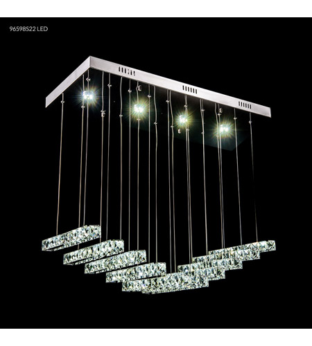 James R Moder 96598s22led Galaxy Collection Led 12 Inch Silver Chandelier Ceiling Light