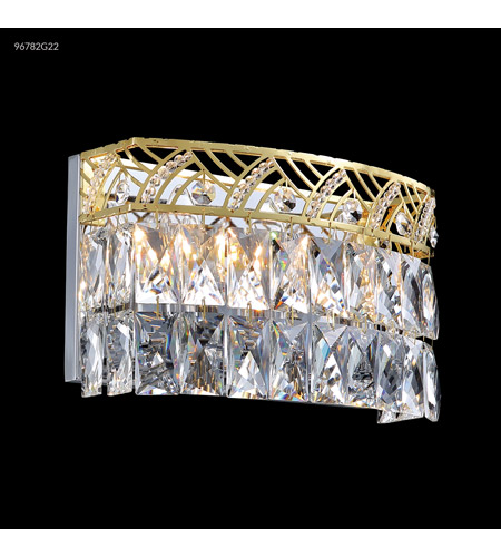 James R. Moder 96782G22 Zoe 3 Light 11 inch Gold Crystal Chandelier Ceiling Light photo