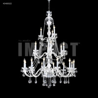 James R. Moder 40480S22 Palace Ice 21 Light 39 inch Silver Crystal Chandelier Ceiling Light photo thumbnail