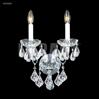 James R. Moder 40792S00 Palace Ice 2 Light 12 inch Silver Wall Sconce Wall Light photo thumbnail