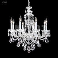 James R. Moder 40798S22 Palace Ice 8 Light 25 inch Silver Crystal Chandelier Ceiling Light photo thumbnail