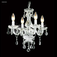 James R. Moder 40824S00 Zoe 4 Light 14 inch Silver Crystal Chandelier Ceiling Light photo thumbnail