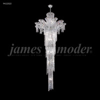 James R. Moder 94122S22 Princess 22 Light 32 inch Silver Entry Chandelier Ceiling Light, Large photo thumbnail