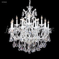 James R. Moder 94735S22 Maria Theresa Royal 16 Light 31 inch Silver Crystal Chandelier Ceiling Light, Royal photo thumbnail