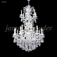 James R. Moder 94744S11 Maria Theresa Royal 25 Light 37 inch Silver Crystal Chandelier Ceiling Light, Royal photo thumbnail