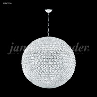 James R. Moder 95940S00 Sun Sphere 32 Light 40 inch Silver Entry Chandelier Ceiling Light, Large photo thumbnail