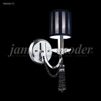 James R. Moder 96001S0JA Tassel 1 Light 4 inch Silver Wall Sconce Wall Light photo thumbnail