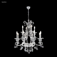 James R. Moder 96659S11 Pearl 12 Light 32 inch Silver Crystal Chandelier Ceiling Light photo thumbnail