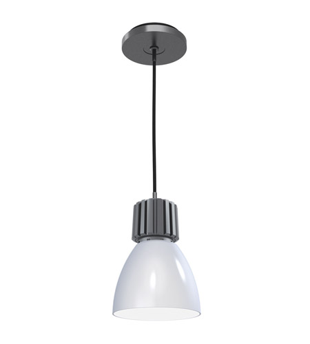 Jesco KIT-AP06C2MED/LED-WH Architectural LED 5 inch Grey Powder Coated Pendant Ceiling Light in Architectural White photo