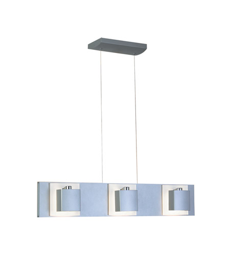 Jesco PD602 Mira 6 Light 6 inch Textured Metallic Grey With Chrome Accent Pendant Ceiling Light photo