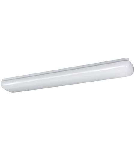 Jesco RE-GEO-FM-90048-3080-WH Relyence LED 48 inch White Vanity Light Wall Light photo