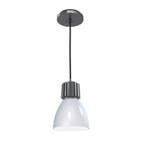 Jesco KIT-AP06C2MED/LED-WH Architectural LED 5 inch Grey Powder Coated Pendant Ceiling Light in Architectural White photo thumbnail