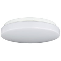 Jesco RE-GEO-FM-93011-3080-WH Relyence LED 12 inch White Flush Mount Ceiling Light, Round Drum photo thumbnail