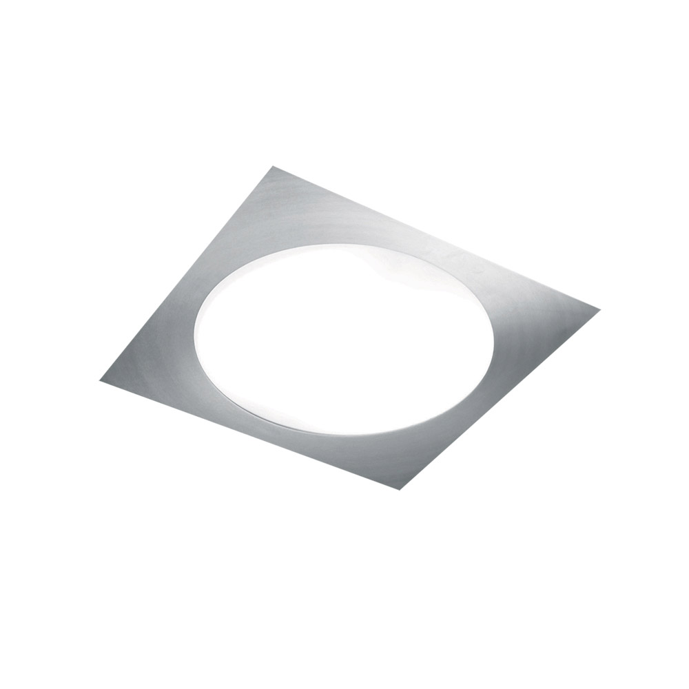 Jesco CTC607M Carre 2 Light 15.25 inch Satin Nickel Flush Mount Ceiling Light
