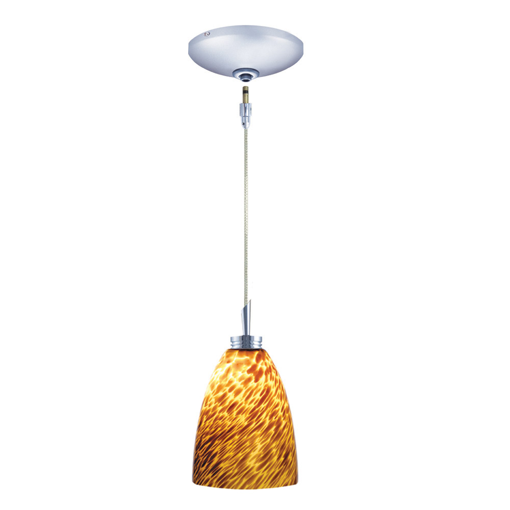 Jesco KIT-QAP220-MO/CH-B Goblet 1 Light 4 inch Chrome Mini Pendant Ceiling Light