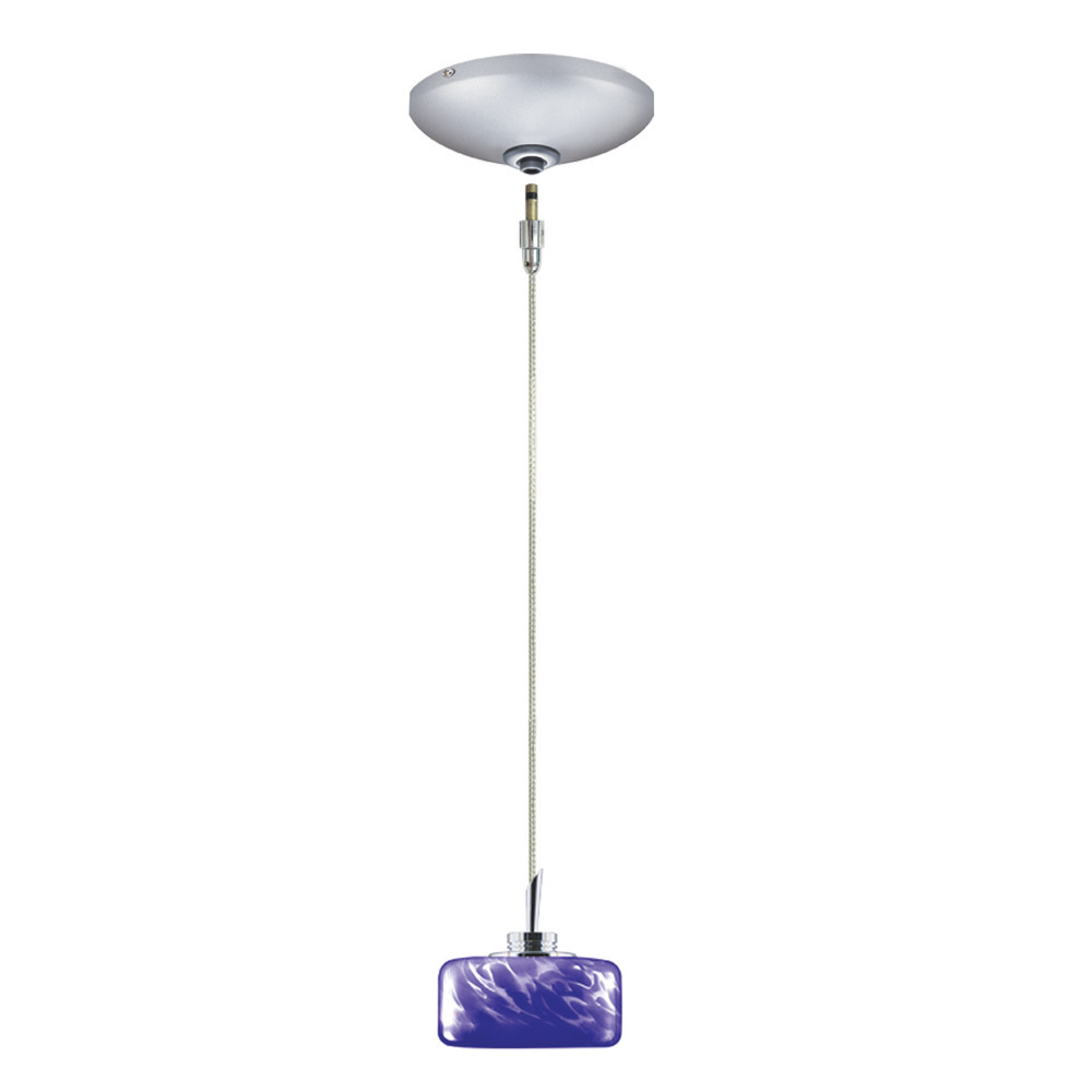 Jesco KIT-QAP229-BF-A Elaine 1 Light 4 inch Satin Chrome Mini Pendant Ceiling Light