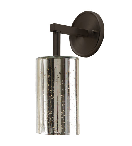 JVI Designs Grand Central 1 Light Wall Sconce in Polished Nickel 1303-15-G5-AM