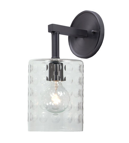 JVI Designs 1303-17-G10 Grand Central 1 Light 6 inch Pewter Wall Sconce Wall Light photo