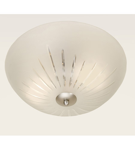 JVI Designs 2020-17 Traditional Brass 2 Light 15 inch Pewter Flush Mount Ceiling Light