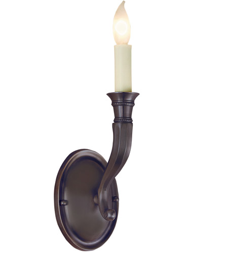 JVI Designs 229-08 Traditional Brass 1 Light 5 inch Oil Rubbed Bronze Wall Sconce Wall Light