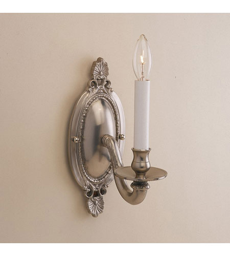 JVI Designs Classic 1 Light Wall Sconce in Pewter 302-17