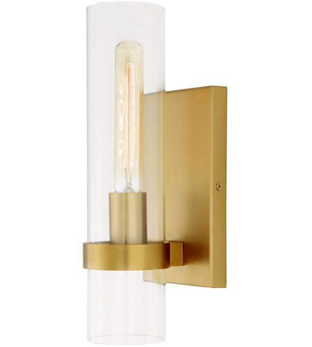 JVI Designs 455-10 Highland 1 Light 5 inch Satin Brass Bathroom Wall Sconce Wall Light