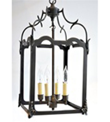 JVI Designs Cast Brass 4 Light Foyer Lantern in Oil Rubbed Bronze 944-08 photo