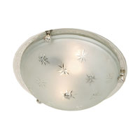 JVI Designs 1063-15 Classic 3 Light 14 inch Polished Nickel Flush Mount Ceiling Light  thumb