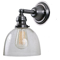 JVI Designs 1210-18-S5-CB Union Square 1 Light 7 inch Gun Metal Wall Sconce Wall Light in Seeded, S5 photo thumbnail