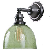 JVI Designs 1210-18-S5-LB Union Square 1 Light 7 inch Gun Metal Wall Sconce Wall Light in Lime Seeded, S5 photo thumbnail