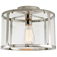 JVI Designs 3060-15 Bryant 1 Light 12 inch Polished Nickel Semi-Flush Mount Ceiling Light photo thumbnail