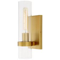 JVI Designs 455-10 Highland 1 Light 5 inch Satin Brass Bathroom Wall Sconce Wall Light thumb